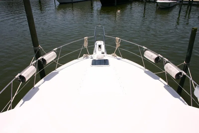 Slide: The Image of Carver Yachts 3807 Aft Cabin Motor Yacht 1987 - 6