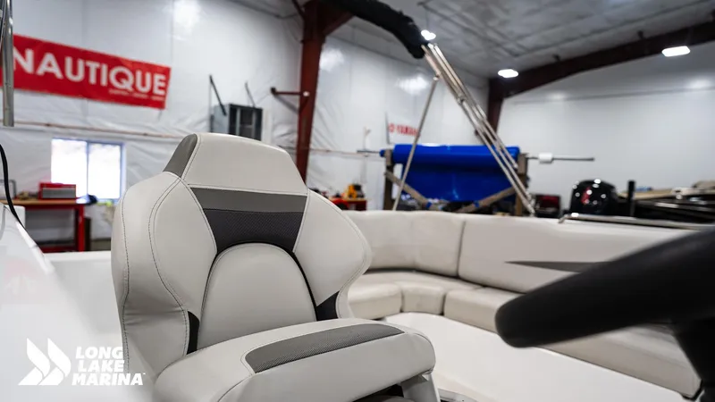 Slide: The Image of 2023 Hurricane SS188-OB boat interior with comfortable seating at Long Lake Marina. - 10