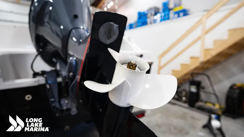 Slide: The Image of 2023 Hurricane SS188-OB boat motor propeller at Long Lake Marina. - 8