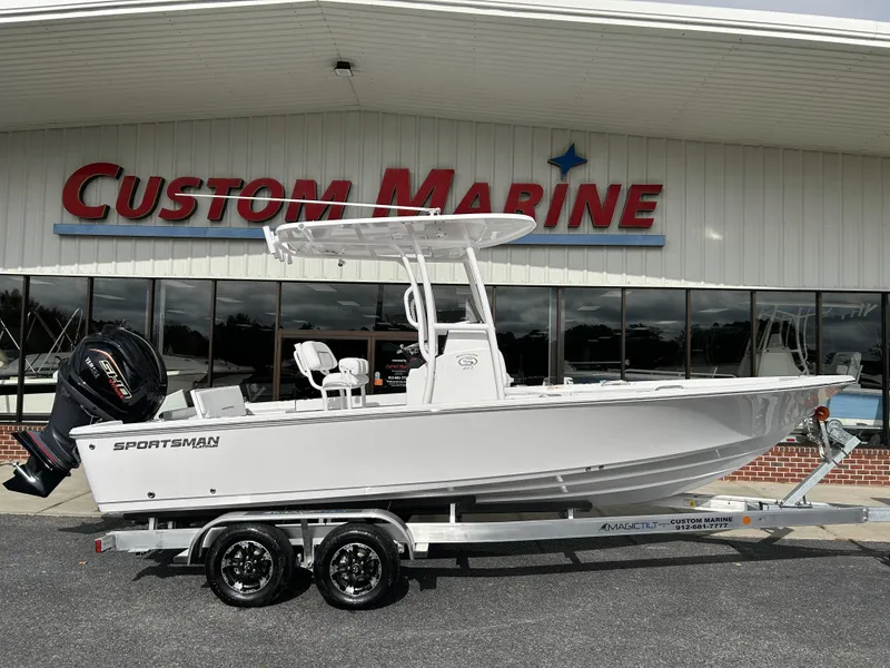 The Image of 2024 Sportsman Masters 227 Bay Boat at Custom Marine dealership. - 1