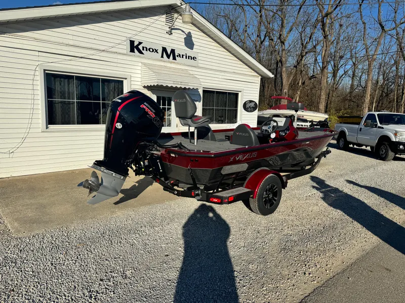 Slide: The Image of 2024 Vexus AVX1880 boat at Knox Marine dealership. - 3