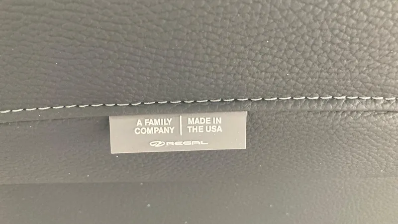 Slide: The Image of Regal LS6 2024 interior label, 'A Family Company | Made in the USA'. - 10