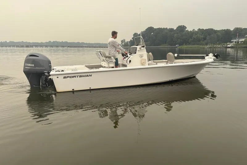 Slide: The Image of Sportsman Masters 227 Bay Boat 2023 - 2