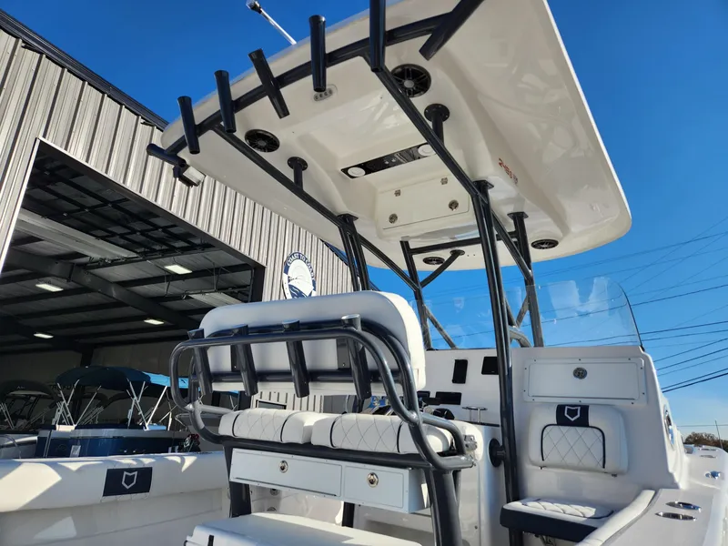 Slide: The Image of 2024 Sea Fox 248 Side Console boat with T-top and seating. - 7