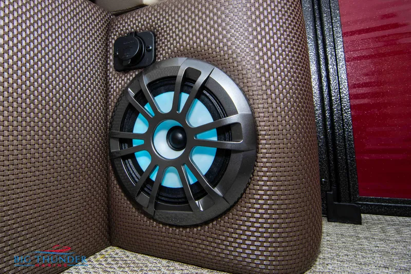 Slide: The Image of Speaker system in 2023 Crest Classic Platinum 240 SLC boat. - 24