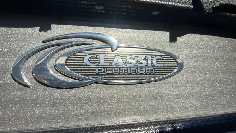 Slide: The Image of 2020 Crest Classic Platinum 220 SLC logo on metallic surface. - 26