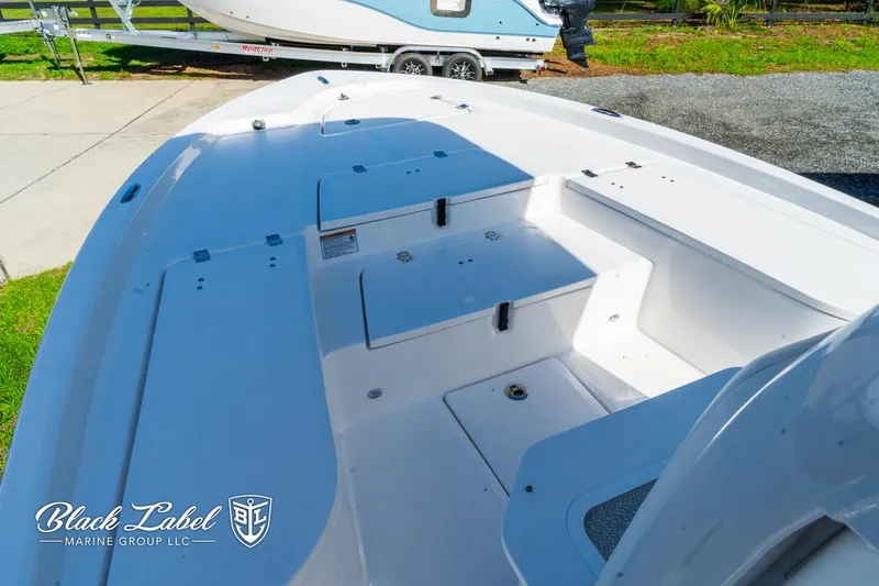 Slide: The Image of 2024 Sea Fox 231 Bay Fox Center Console boat interior with storage compartments. - 8