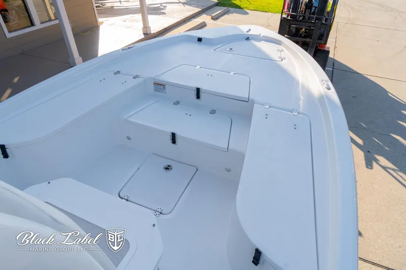 Slide: The Image of 2024 Sea Fox 251 BayFox Center Console boat deck, spacious and sleek design. - 6
