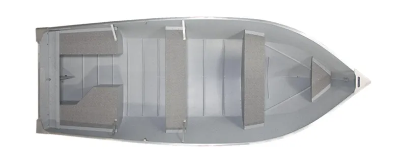 Slide: The Image of 2024 Lund WC-16 aluminum fishing boat, top view - 2