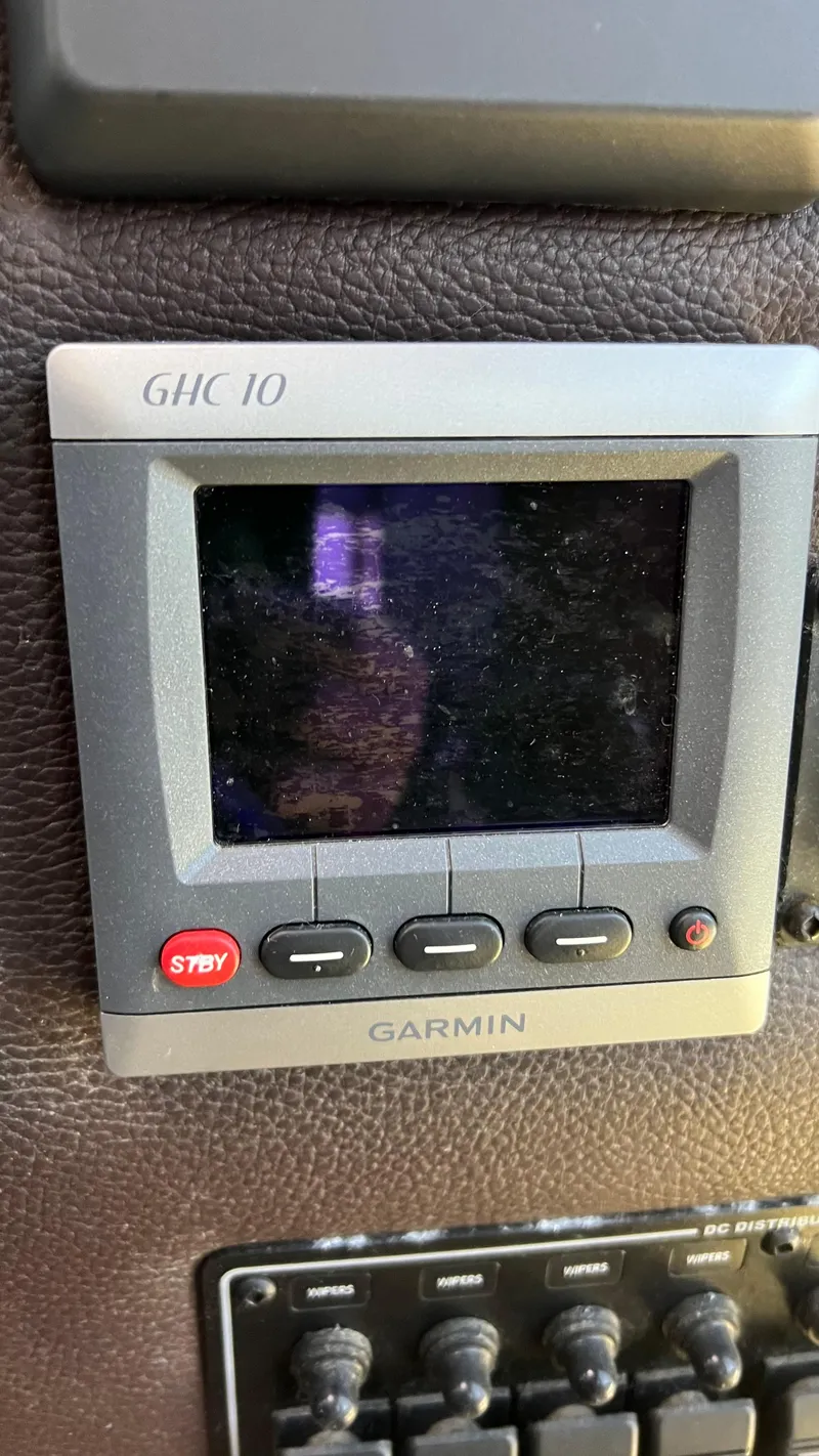 Slide: The Image of Garmin GHC 10 marine display on 2014 Ranger Tugs R29S dashboard. - 26