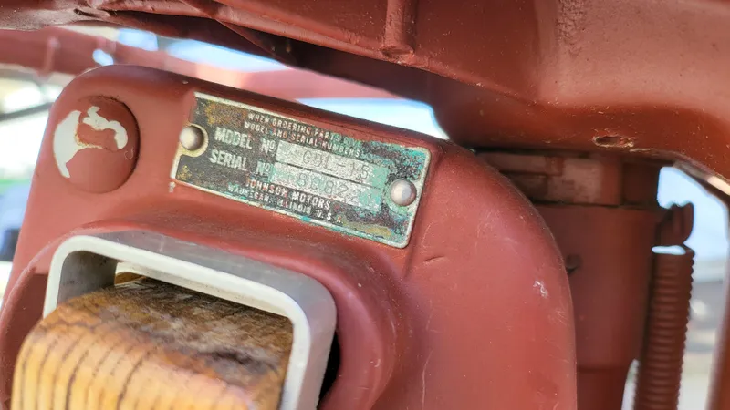 Slide: The Image of 1968 Boston Whaler 16 Sakonnet model and serial number plate. - 20