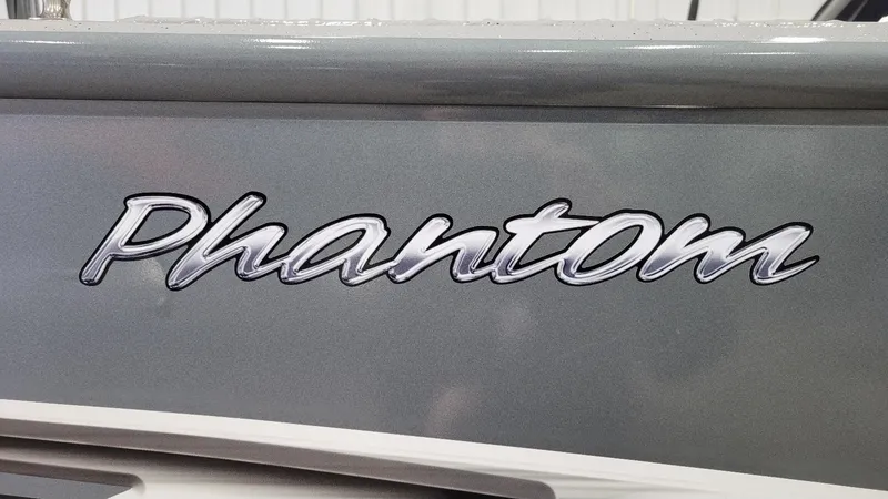 Slide: The Image of 2025 Smoker Craft Phantom 20 X2 offshore boat logo in silver lettering. - 4