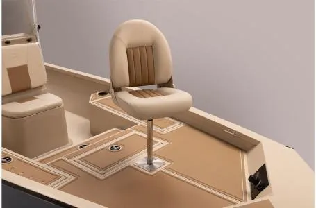 Slide: The Image of 2024 G3 Bay 20 GX boat interior with beige seating and deck - 12