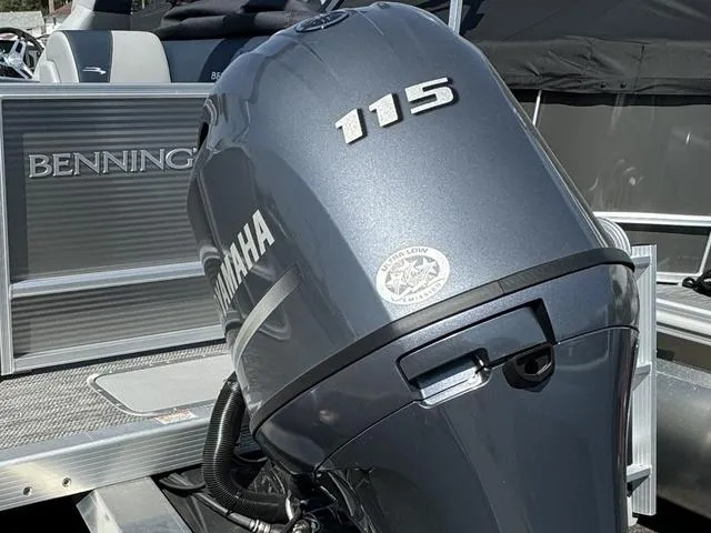 Slide: The Image of 2024 Bennington 22 SSR with Yamaha 115 outboard motor. - 17