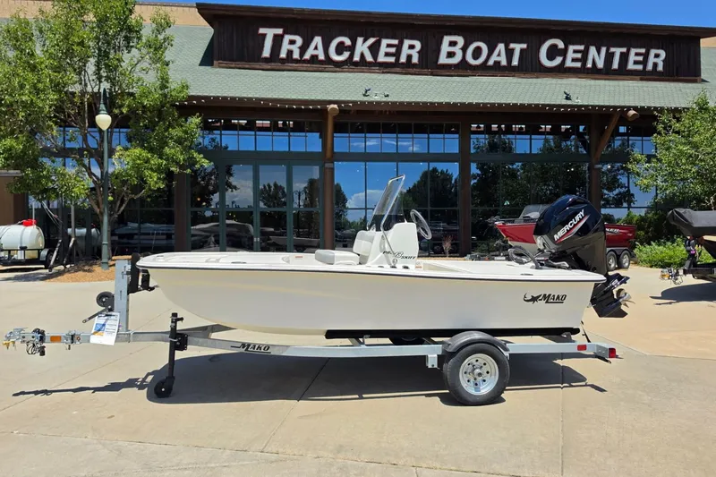 The Image of 2024 Mako Pro Skiff 13 CC boat on trailer at Tracker Boat Center. - 0