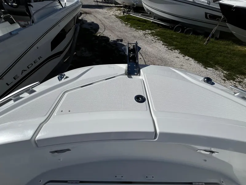 Slide: The Image of 2024 Jeanneau Leader 7.5 CC Series 3 bow deck view. - 36