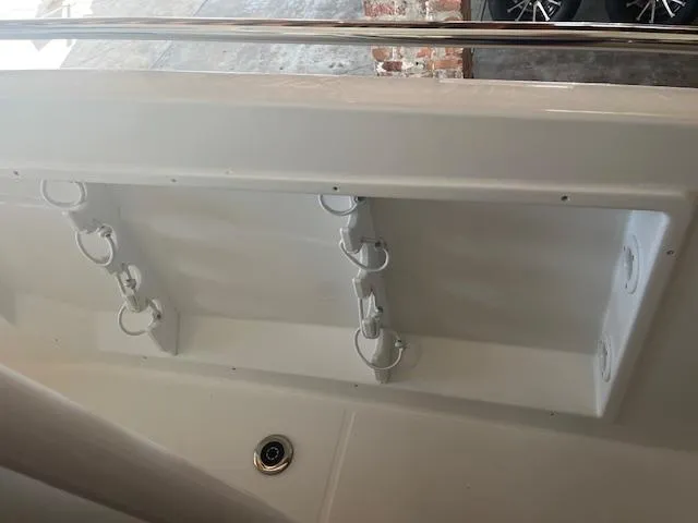 Slide: The Image of Rod holders on the 2024 Jeanneau Leader 7.5 CC Series 3 boat. - 5