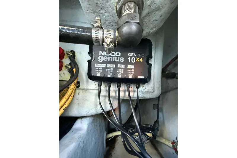 Slide: The Image of NOCO Genius GENPRO 10X4 charger in 2017 Century 2600 CC boat. - 13