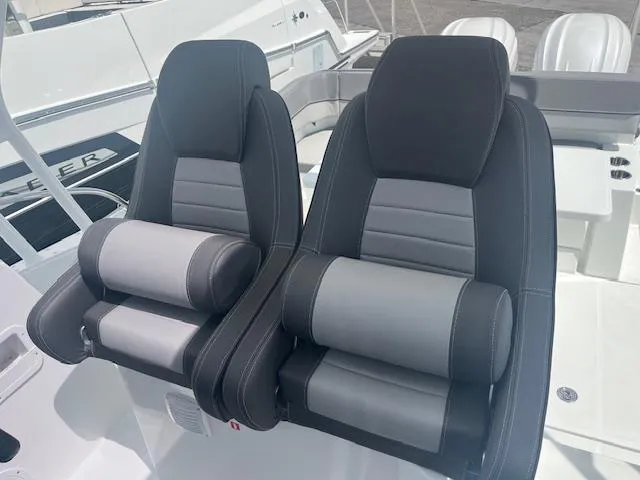 Slide: The Image of 2024 Jeanneau Leader 9.0 WA boat seats, luxury marine seating - 21