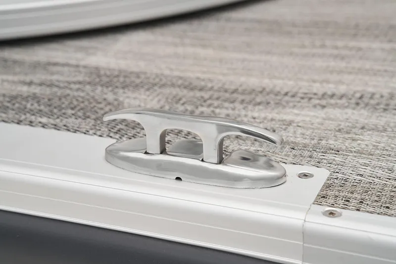 Slide: The Image of 2024 Ranger Reata 243C boat cleat on deck. - 14