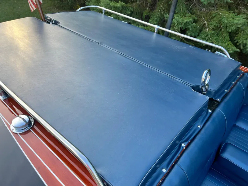 Slide: The Image of 1966 Century Arabian boat with blue cover and chrome details. - 11