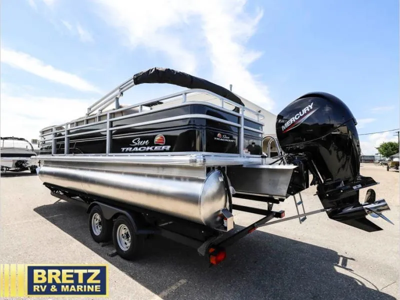 Slide: The Image of 2024 Sportfish 22 DLX pontoon boat with Mercury engine at Bretz RV & Marine. - 5