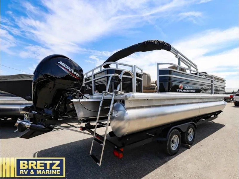 Slide: The Image of 2024 Sportfish 22 DLX pontoon boat with Mercury engine at Bretz RV & Marine. - 8