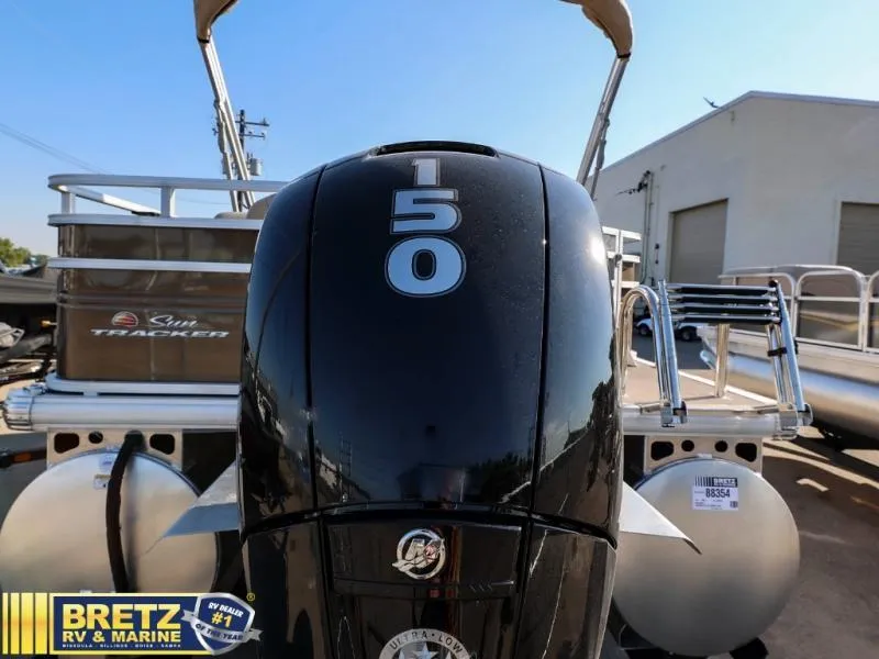 Slide: The Image of 2024 Sportfish 22 XP3 with 150 HP engine at Bretz RV & Marine. - 13