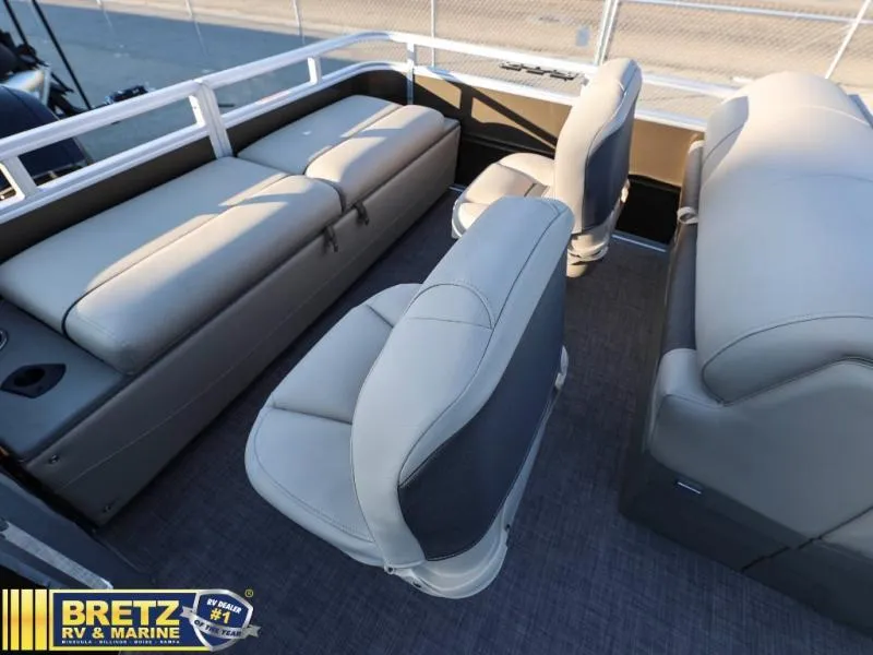 Slide: The Image of Interior seating of 2024 Sportfish 22 XP3 pontoon boat at Bretz RV & Marine. - 21