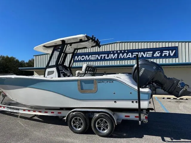 The Image of 2024 Sea Fox 268 Commander boat on trailer at Momentum Marine & RV. - 1