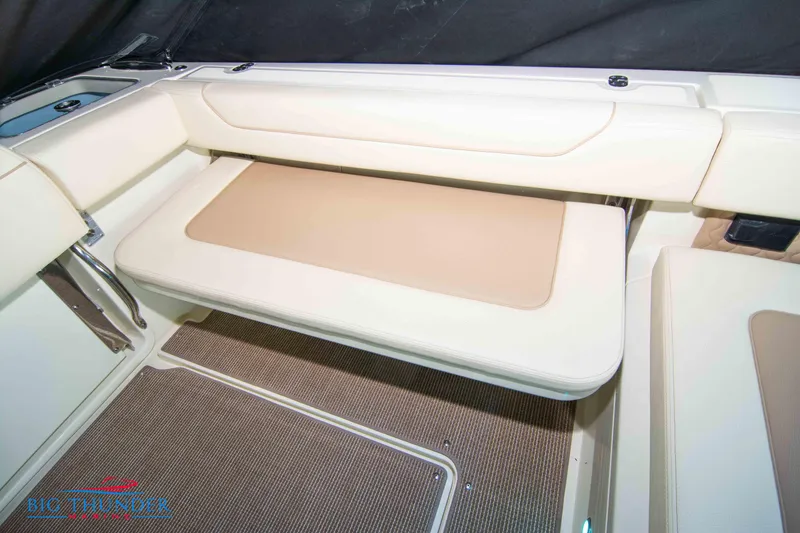 Slide: The Image of 2024 Chris-Craft CALYPSO 35 CP boat interior seating area. - 21