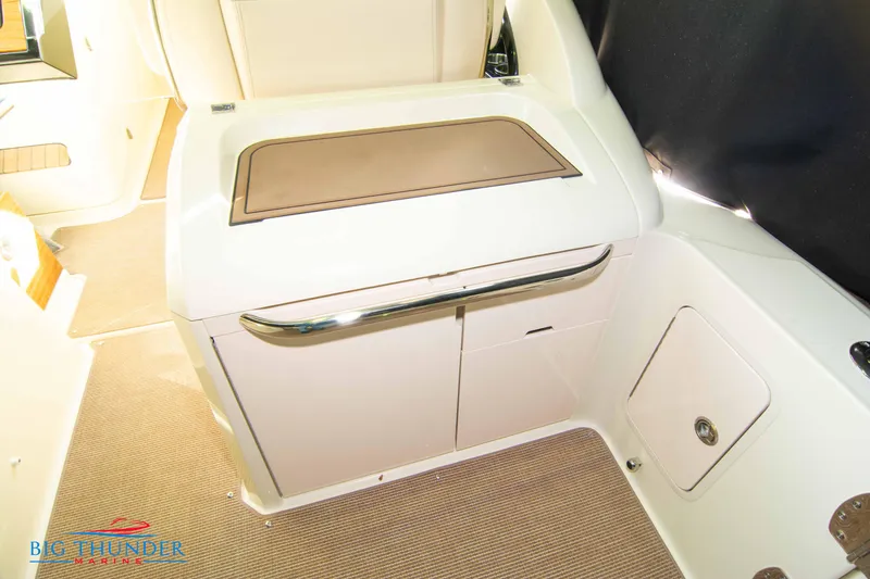 Slide: The Image of Interior of 2024 Chris-Craft CALYPSO 35 CP boat with storage compartments. - 25
