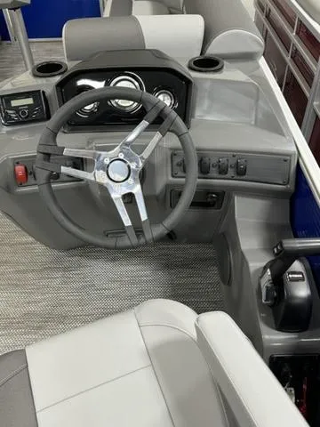 Slide: The Image of 2024 Bennington 20 SVSR boat seat with cup holders. - 6