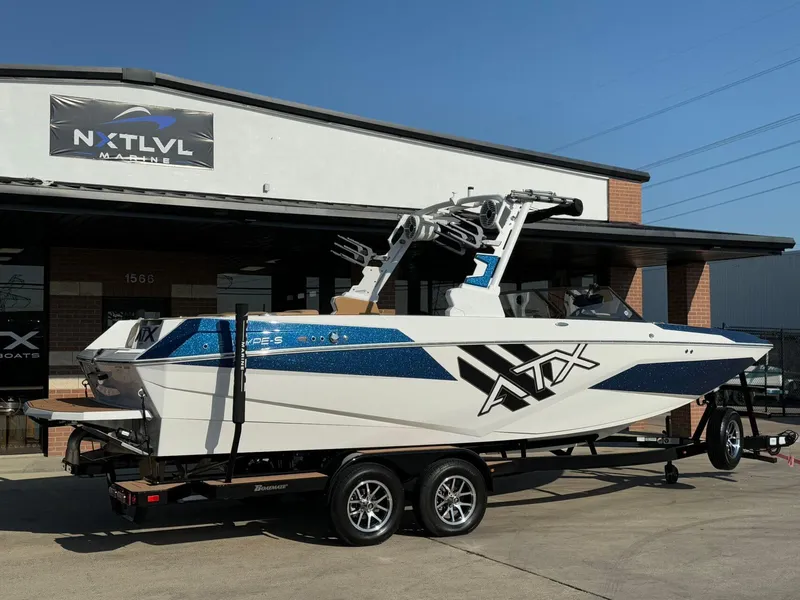 Slide: The Image of 2024 ATX Surf Boats 24 Type-S displayed at NXT LVL Marine dealership. - 3