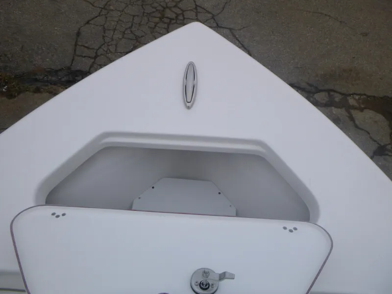 Slide: The Image of 2024 Sea Pro 222 Center Console bow storage compartment. - 14