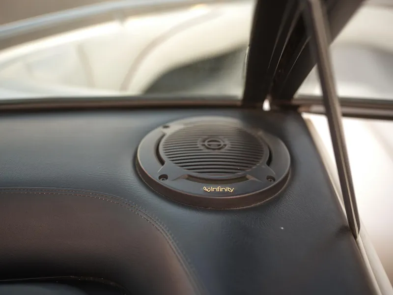 Slide: The Image of Close-up of Infinity speaker in 2003 Malibu Sunscape 21 LSV boat. - 30