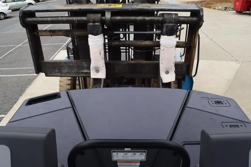 Slide: The Image of 2024 Manitou 22' Cruise Switchback Stealth forklift front view. - 22