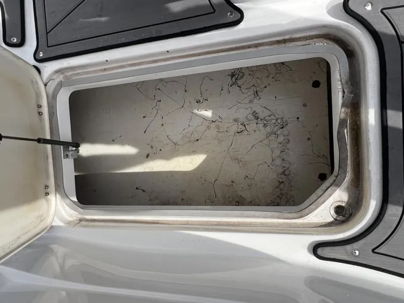 Slide: The Image of Open storage compartment on 2023 Hurricane SS205-IO 4.5 MPI boat. - 21