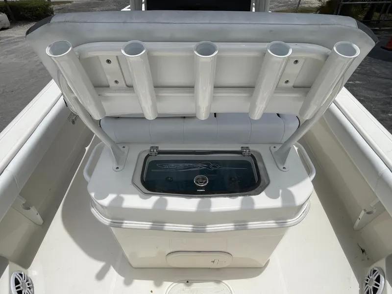 Slide: The Image of 2022 Skeeter 2550 Family boat with rod holders and livewell. - 20