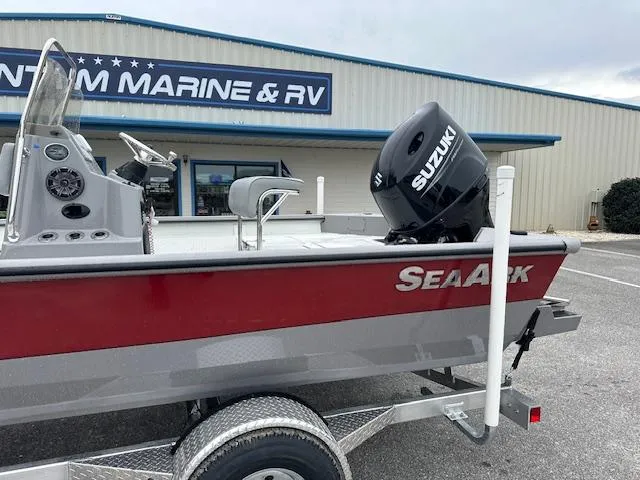 Slide: The Image of 2024 SeaArk Bay Runner 210 boat with Suzuki engine at Quantum Marine & RV. - 3