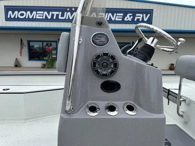 Slide: The Image of 2024 SeaArk Bay Runner 210 console at Momentum Marine & RV. - 6