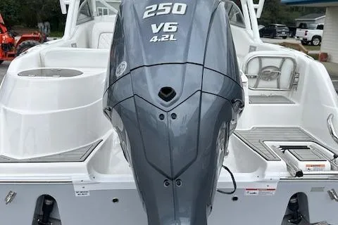 Slide: The Image of 2024 Sea Fox 228 Traveler with 250 V6 4.2L outboard engine. - 13
