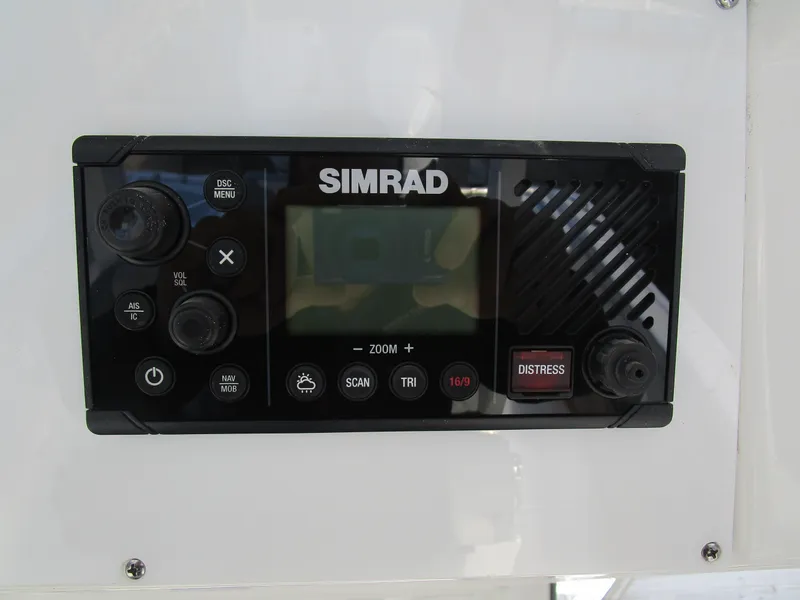 Slide: The Image of Simrad control panel on 2024 Sea Pro 322 Offshore boat. - 26