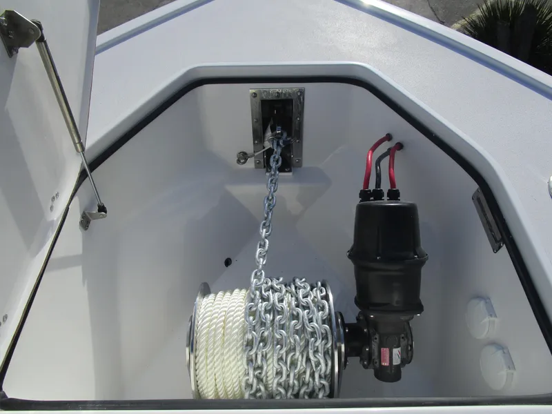 Slide: The Image of Anchor storage compartment of 2024 Sea Pro 322 Offshore boat. - 36