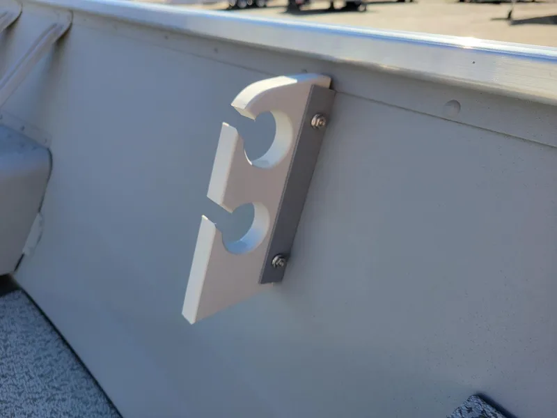 Slide: The Image of 2024 Smoker Craft 15' Alaskan Tiller v-bottom boat interior detail. - 6