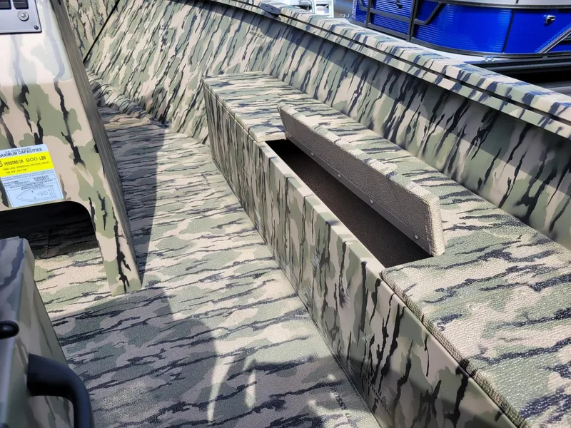 Slide: The Image of 2024 Smoker Craft Freedom 180 CC center console, camo interior, in stock. - 22