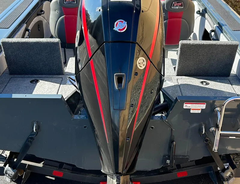 Slide: The Image of 2024 Ranger VX1888 WT boat with powerful outboard motor and spacious seating. - 3