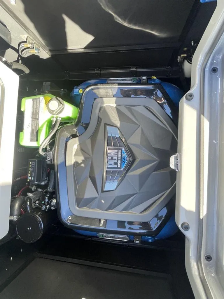 Slide: The Image of 2024 Nautique Super Air Nautique G23 engine compartment with PCM engine. - 9