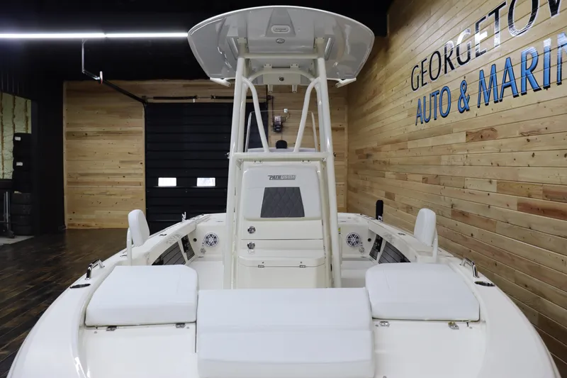 Slide: The Image of 2024 Pathfinder 2200 TRS boat at Georgetown Auto & Marine showroom. - 7