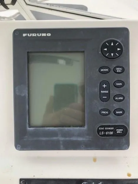 Slide: The Image of Furuno LS-6100 marine display on 2003 Carolina Classic 25 I/O boat. - 20